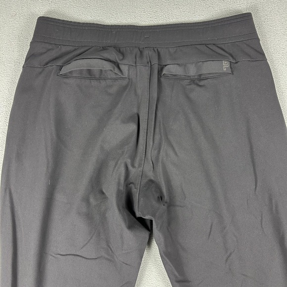 Public Rec Pants Mens 36x32 Black Performance Stretch Elastic Waist Zip Pockets - Picture 9 of 12